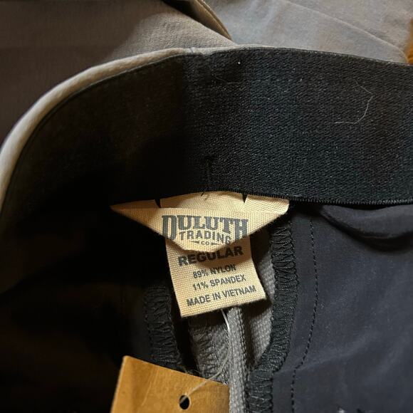 Duluth Trading Co Flexcellent Gray Skinny Leg Ankle Pants Sz 16 Outdoors Travel - Picture 4 of 5